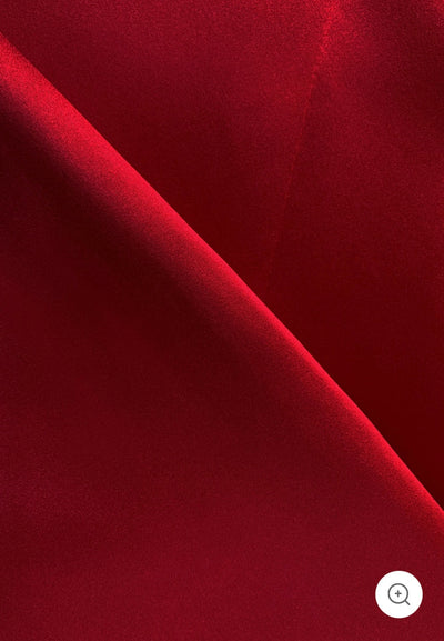 Valentina | Strapless Luxe Evening Dress in Red