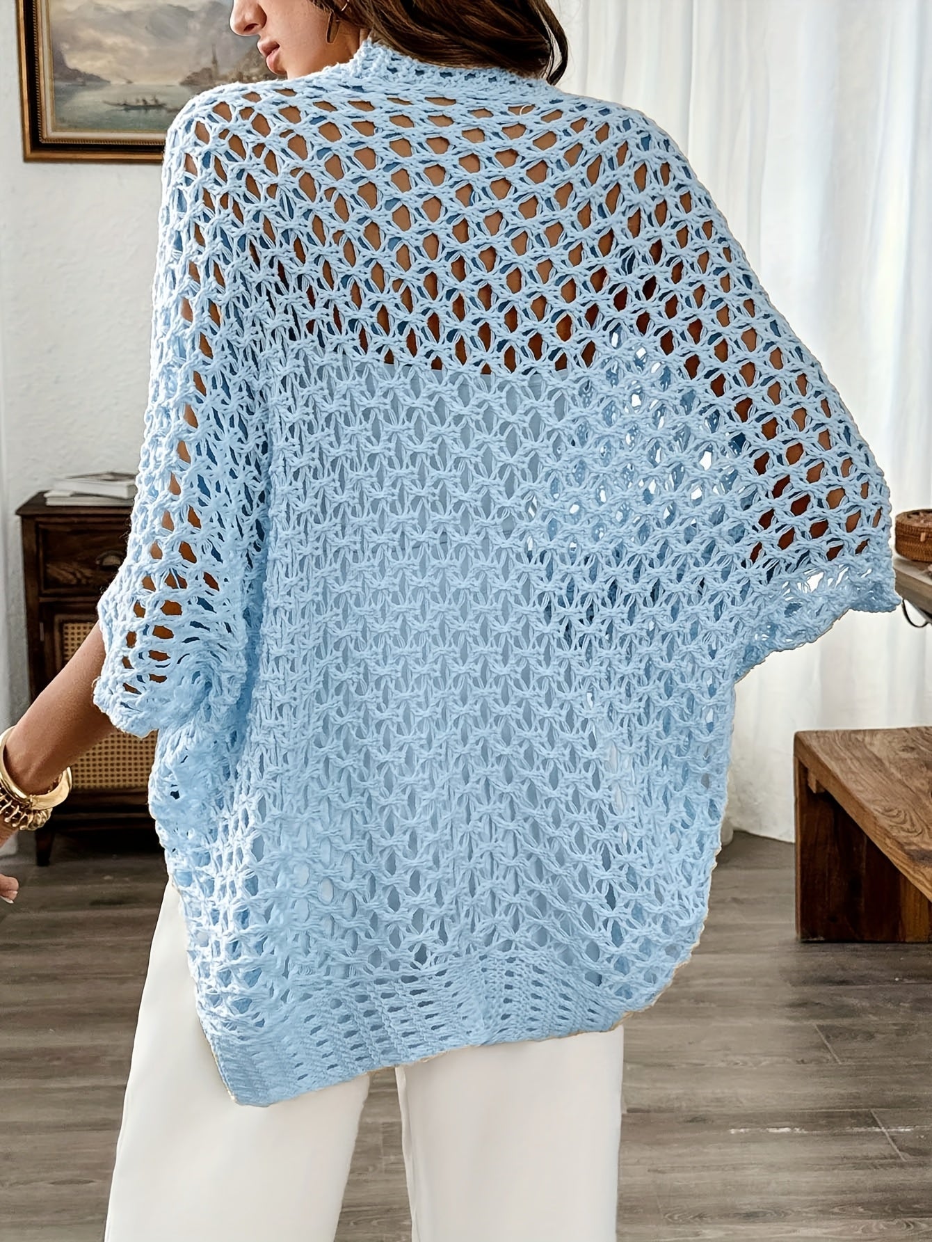 FLORIANA – OPEN KNITTED CARDIGAN