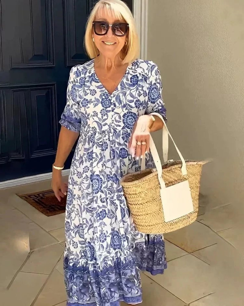 Nia | Elegant Summer Cotton Dress