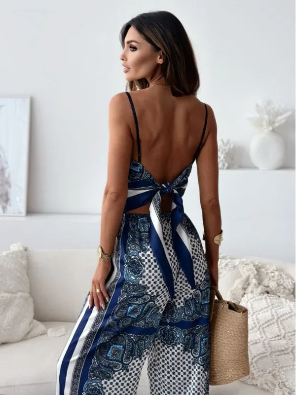 Lena – Stylish Two-Piece Set with Ties