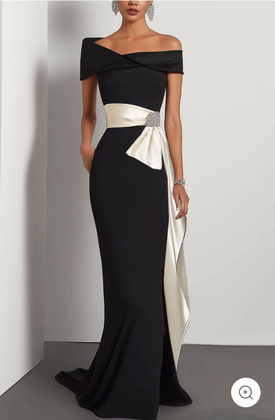 Seraphine | Off-Shoulder Luxe Evening Dress