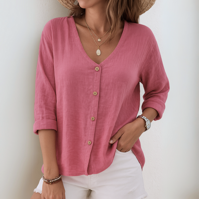 CELINA | RELAXED SHIRT WITH BUTTONS