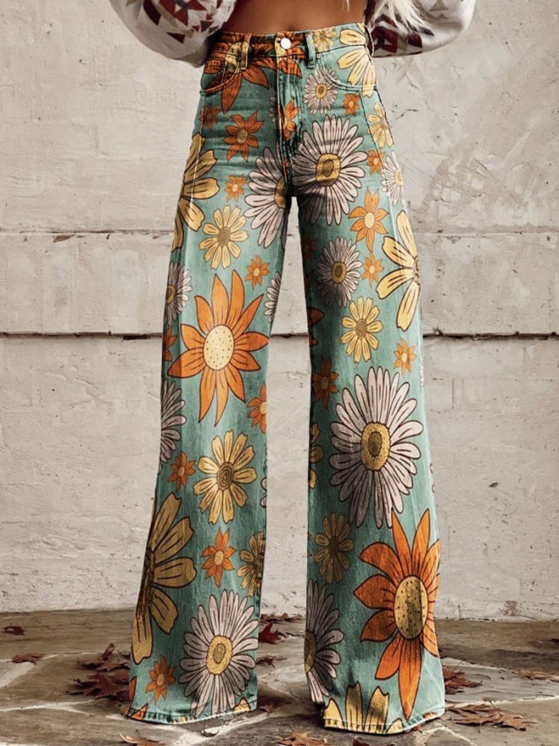 Vintage Wide Leg Pants