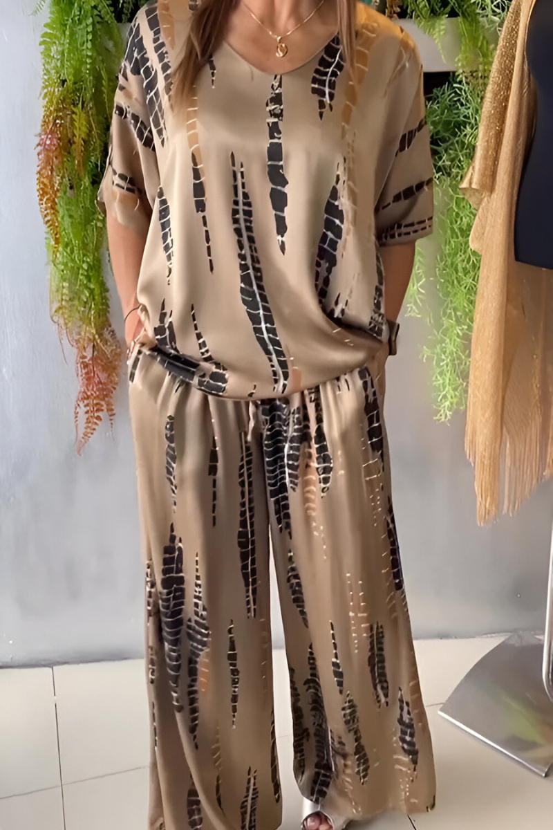 Clara | Casual Two-Piece Set with Round Neck
