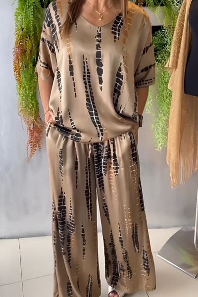 Clara | Casual Two-Piece Set with Round Neck