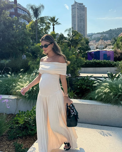 Amara | Maternity Pleated Maxi