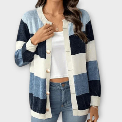 Lottenia - Cardigan a righe