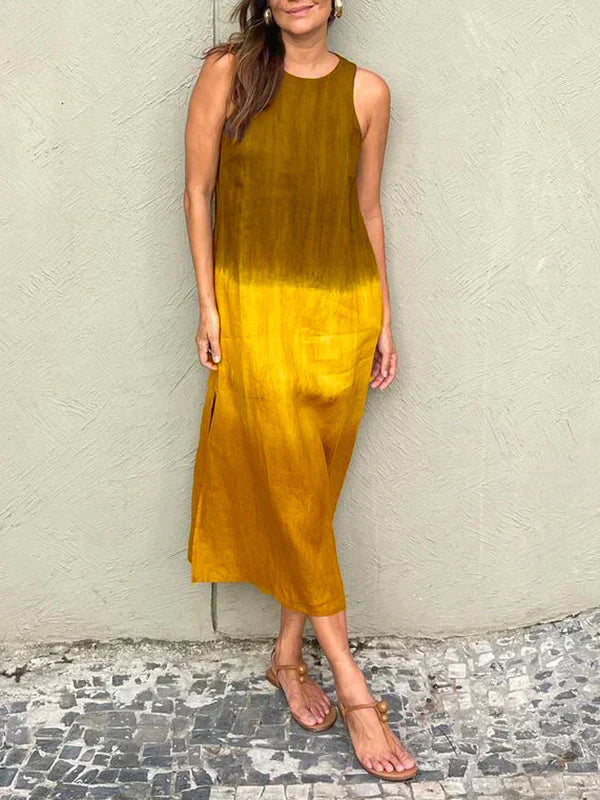 Aurelia | Elegant Dress with Natural Print