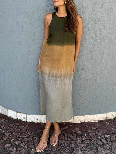 Aurelia | Elegant Dress with Natural Print