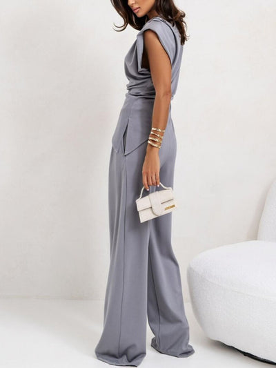 Eliza – Stylish Sleeveless Set