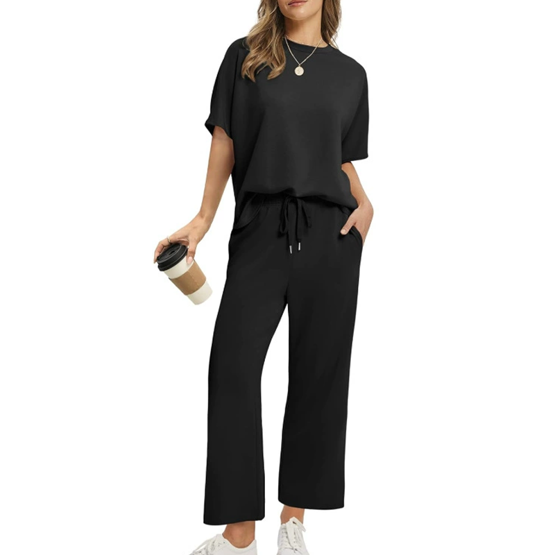 Women's Casual Top and Pants Set
