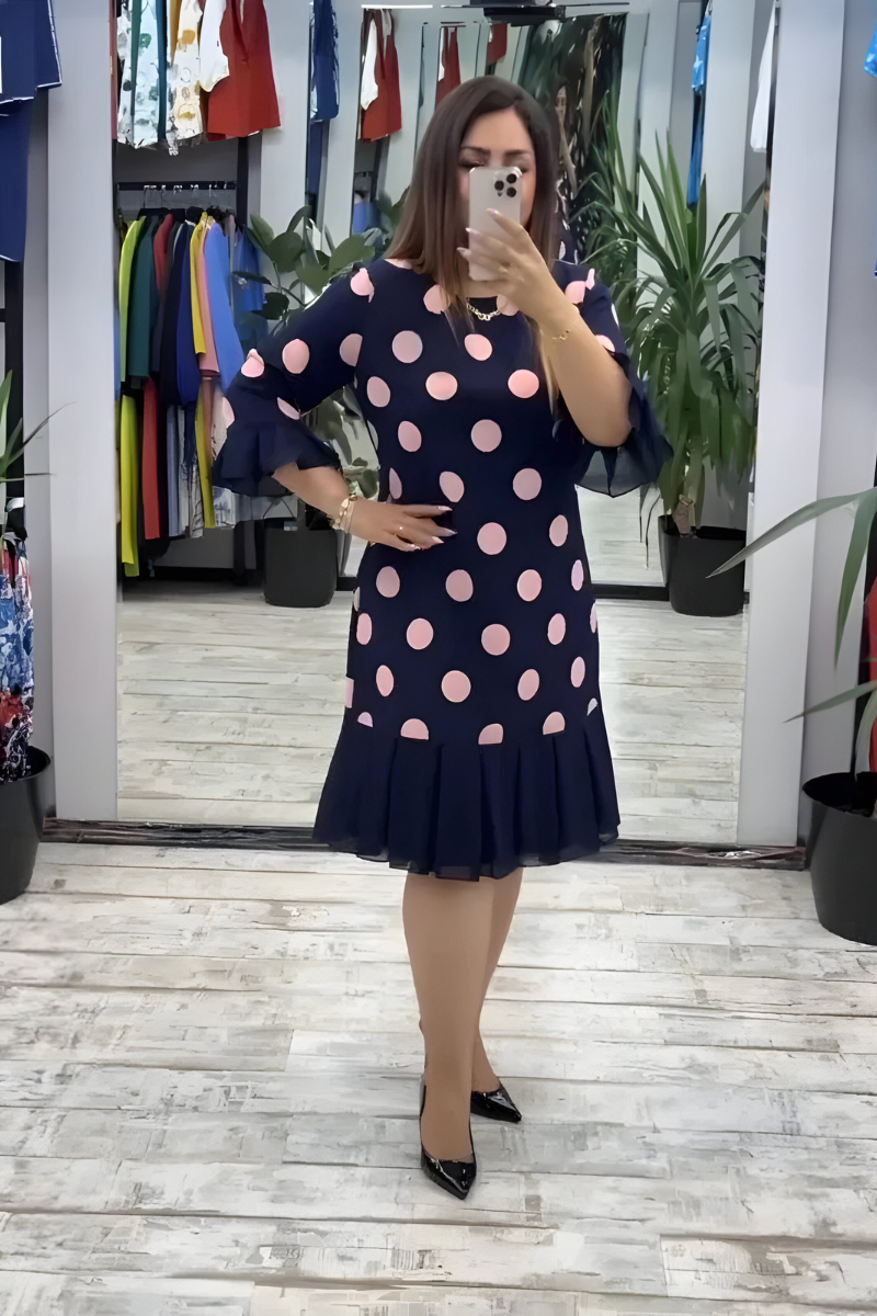 Rosa | Lightweight Polka Dot Dress
