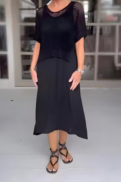 NORMA - Summer Dress with Knitted Top