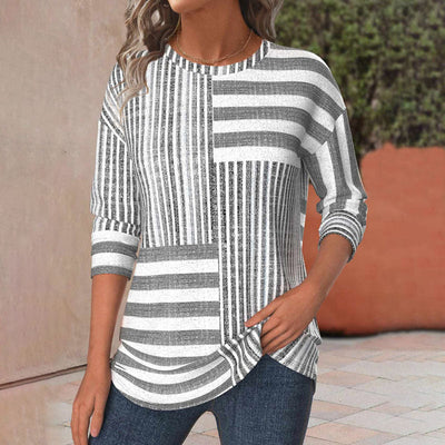 Jacqueline | Striped blouse made of breathable fabric