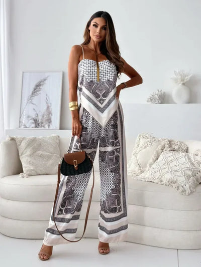 Lena – Stylish Two-Piece Set with Ties