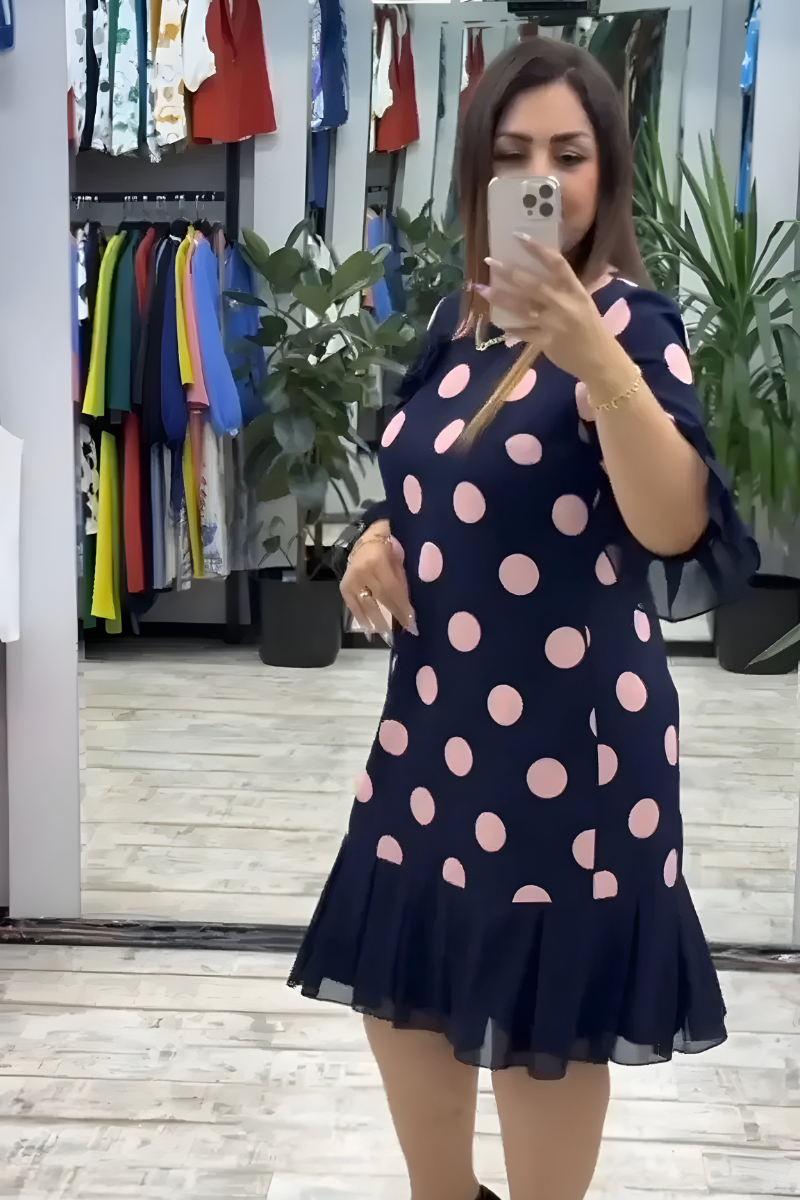 Rosa | Lightweight Polka Dot Dress