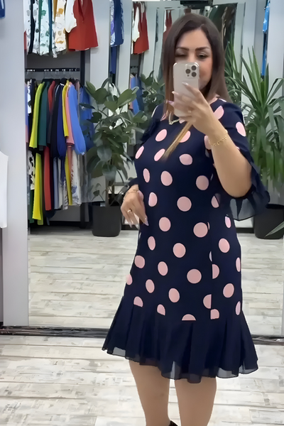 Rosa | Lightweight Polka Dot Dress