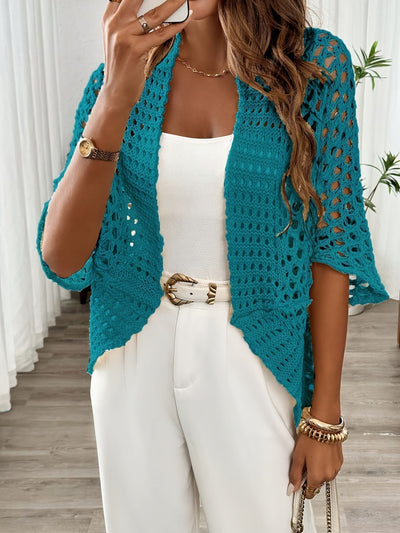 FLORIANA – OPEN KNITTED CARDIGAN