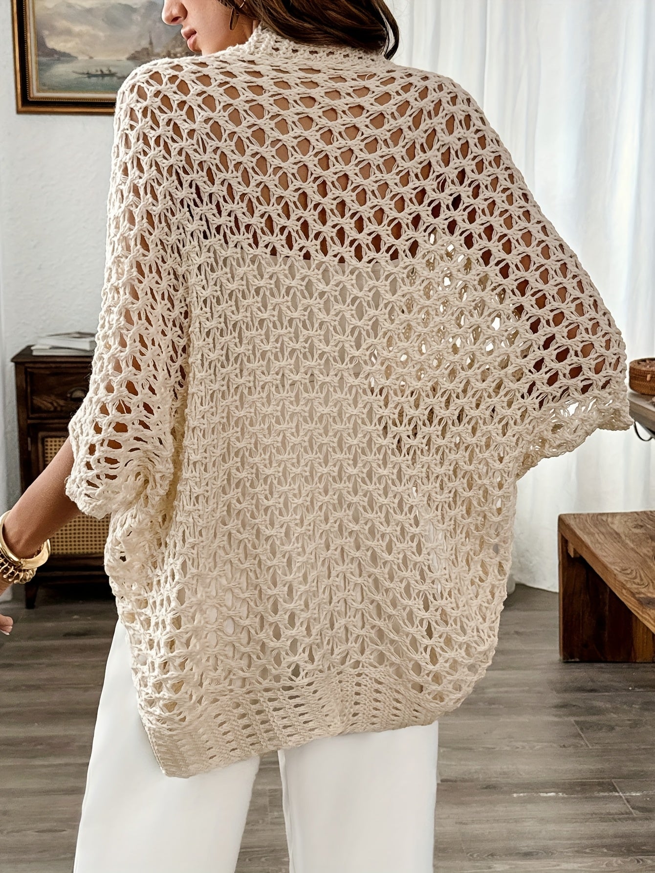 FLORIANA – OPEN KNITTED CARDIGAN