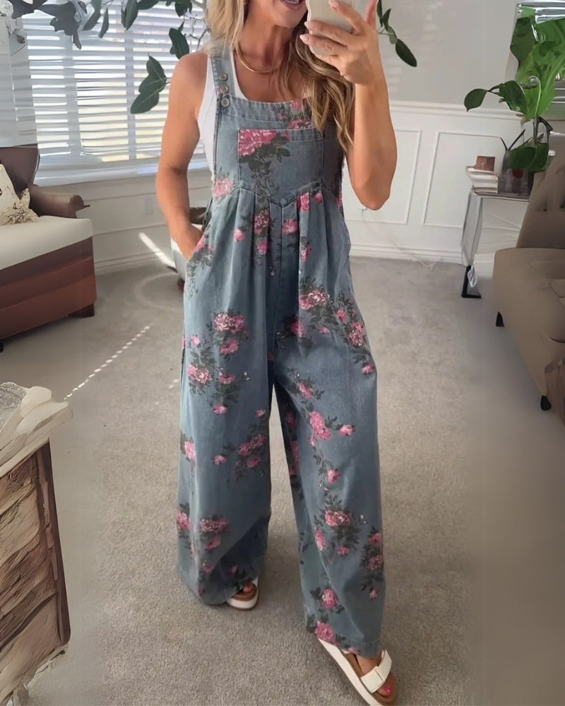 MIRONA - Casual Denim Overalls