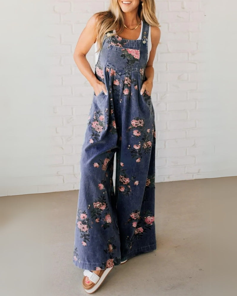 MIRONA - Casual Denim Overalls