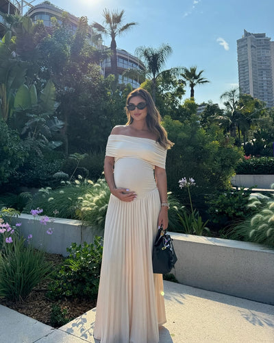Amara | Maternity Pleated Maxi