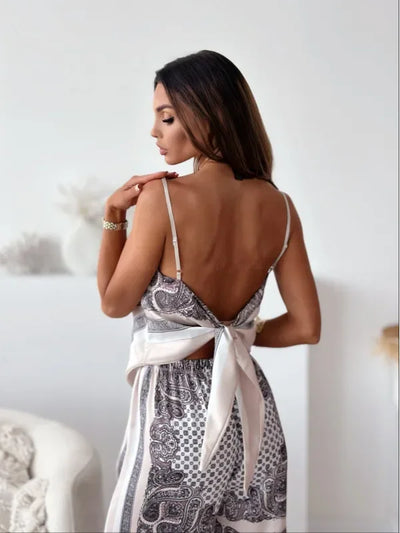 Lena – Stylish Two-Piece Set with Ties