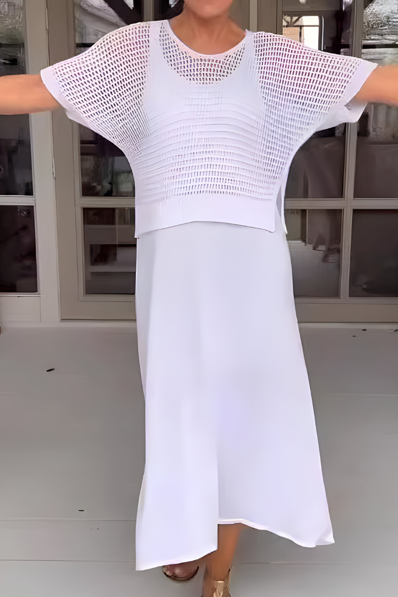 NORMA - Summer Dress with Knitted Top