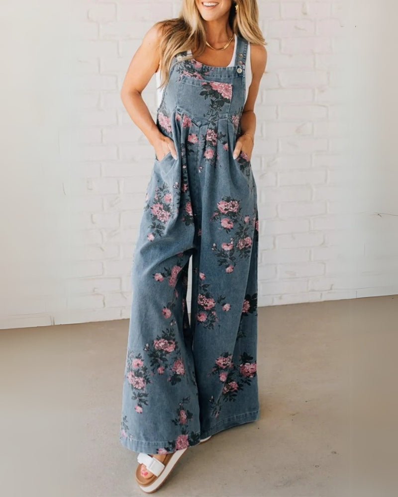 MIRONA - Casual Denim Overalls