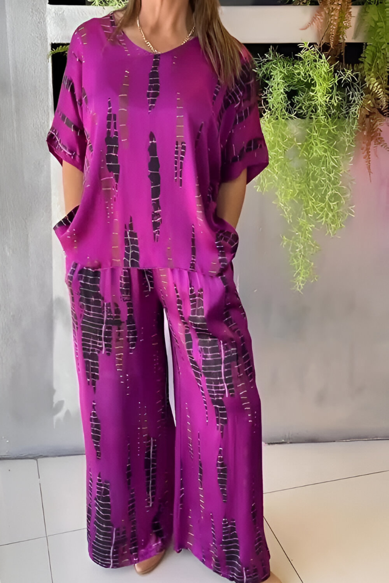 Clara | Casual Two-Piece Set with Round Neck