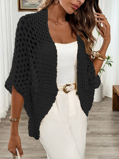 FLORIANA – OPEN KNITTED CARDIGAN