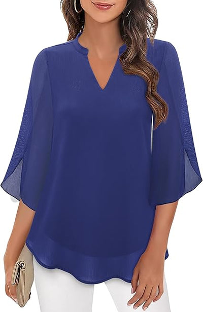 Petra – Chiffon A-line Blouse