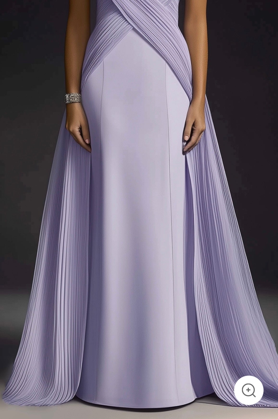 Eloré | Sculptural Evening Dress in Lavender