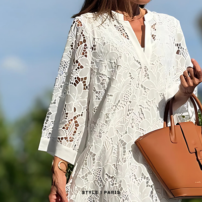 Juliette | Elegant Cotton Summer Dress