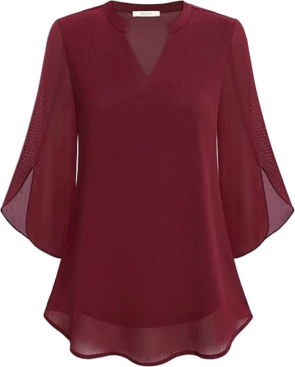 Petra – Chiffon A-line Blouse