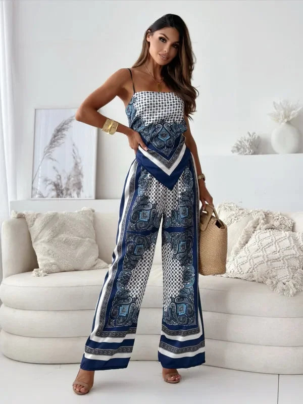 Lena – Stylish Two-Piece Set with Ties