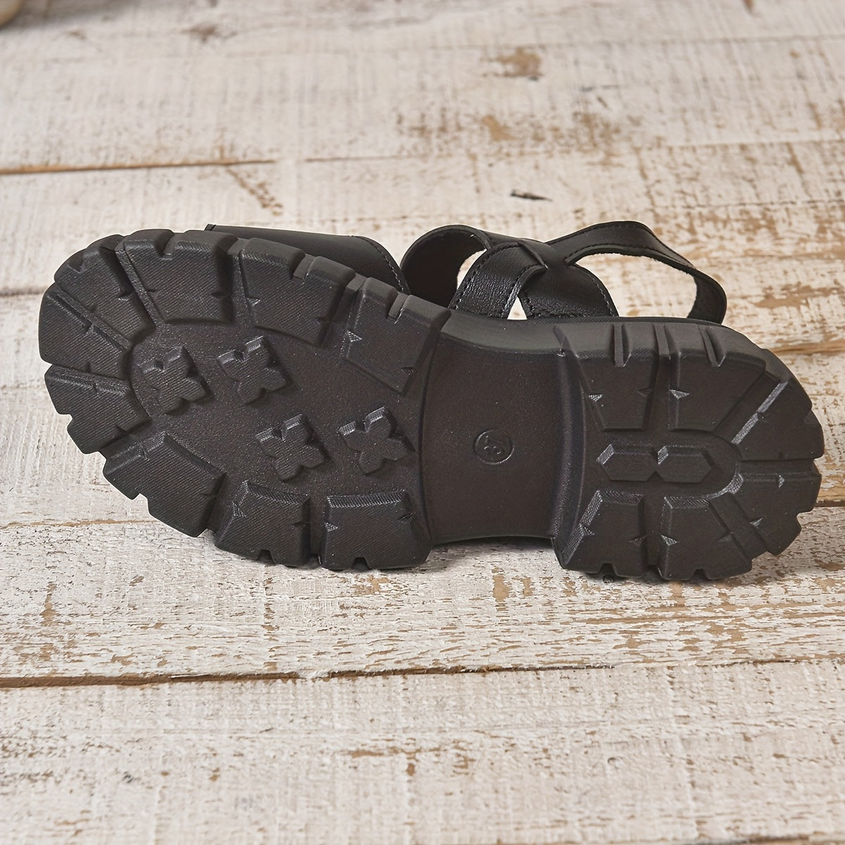 Women's Fashionable Comfortable Thick-Soled Leather Sandals