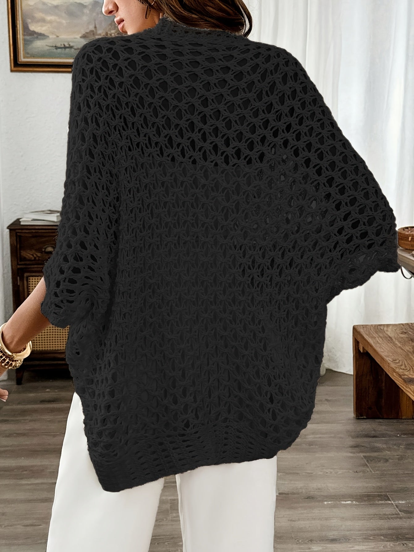 FLORIANA – OPEN KNITTED CARDIGAN