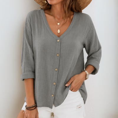 CELINA | RELAXED SHIRT WITH BUTTONS
