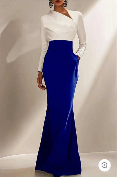 Valencia | Elegant Maxi Dress with Long Sleeves