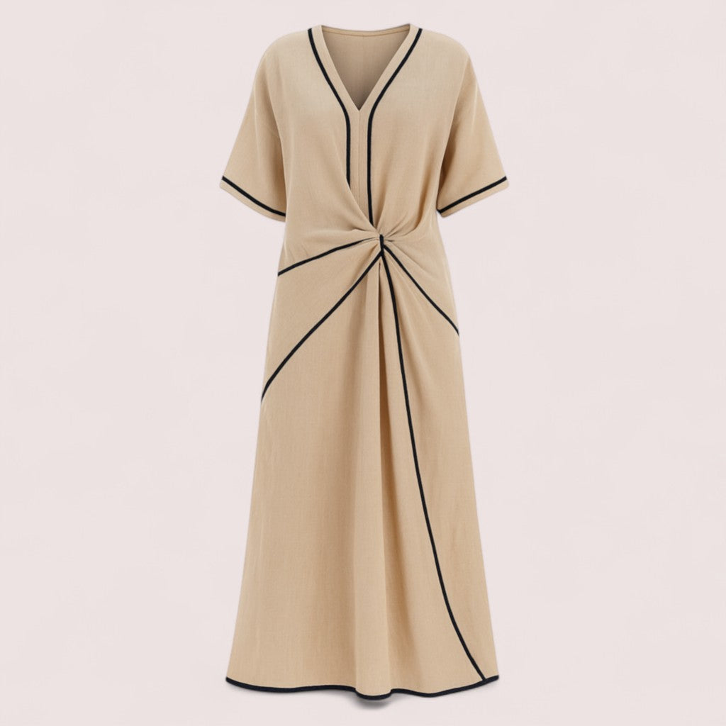 Elira Stockholm | Loose-fitting striped dress