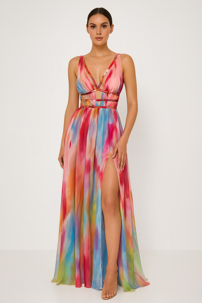 Freya  | Painted Maxi Dress
