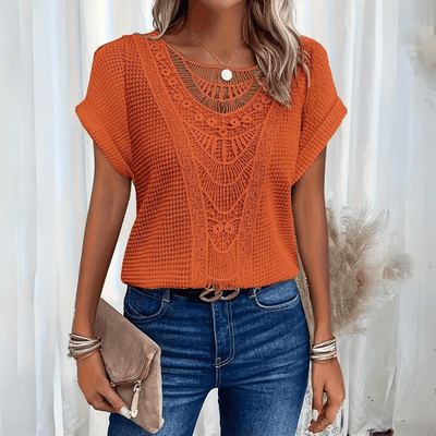 Estelle - Elegant blouse in Ibiza style