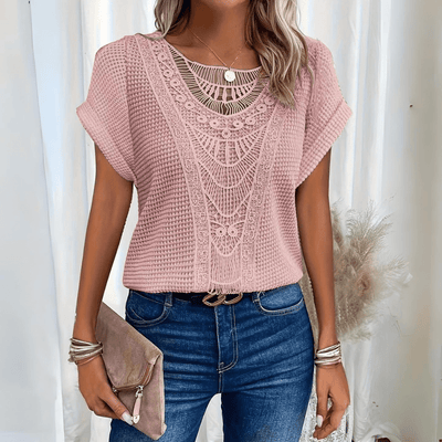 Estelle - Elegant blouse in Ibiza style