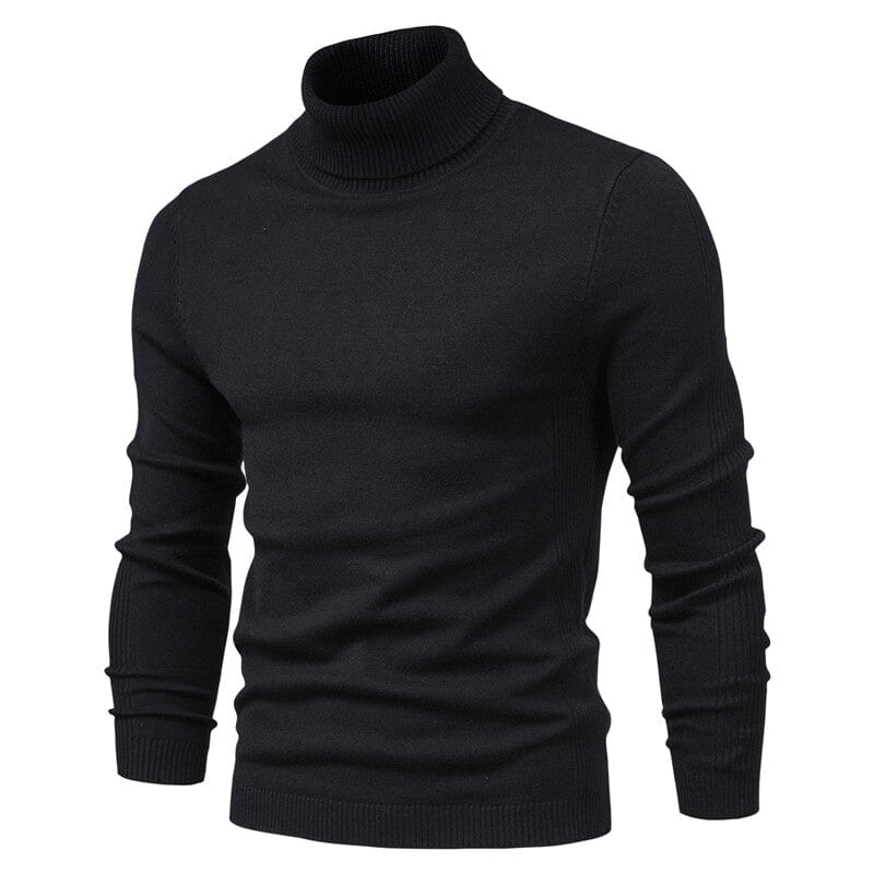 Warmer - Pull col roulé en laine mérinos pour homme avec style