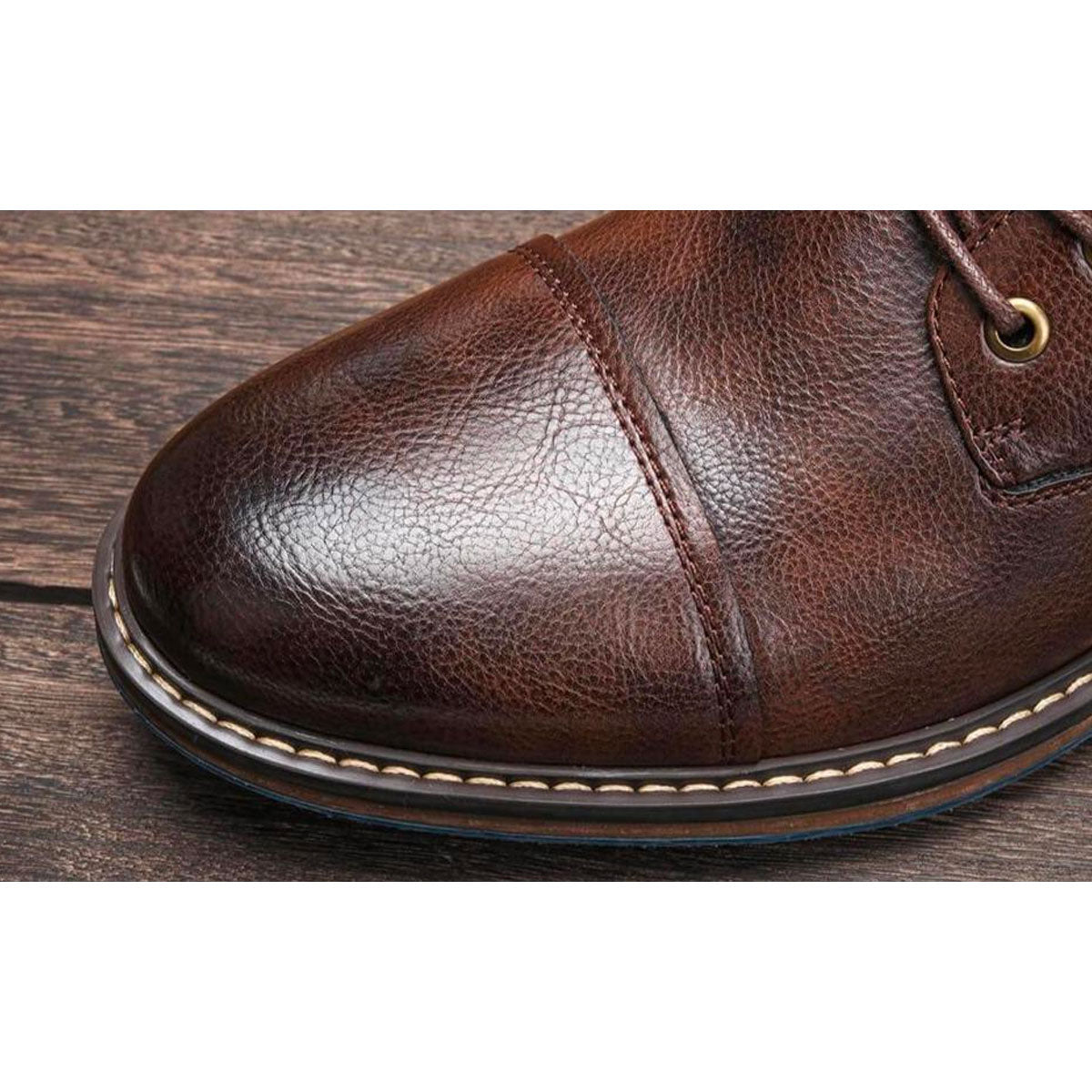 Aaron | Handmade Premium Leather Oxford Boots