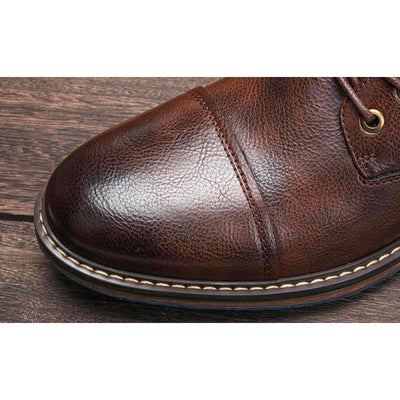 Aaron | Bottes Oxford en cuir de qualité supérieure faites à la main