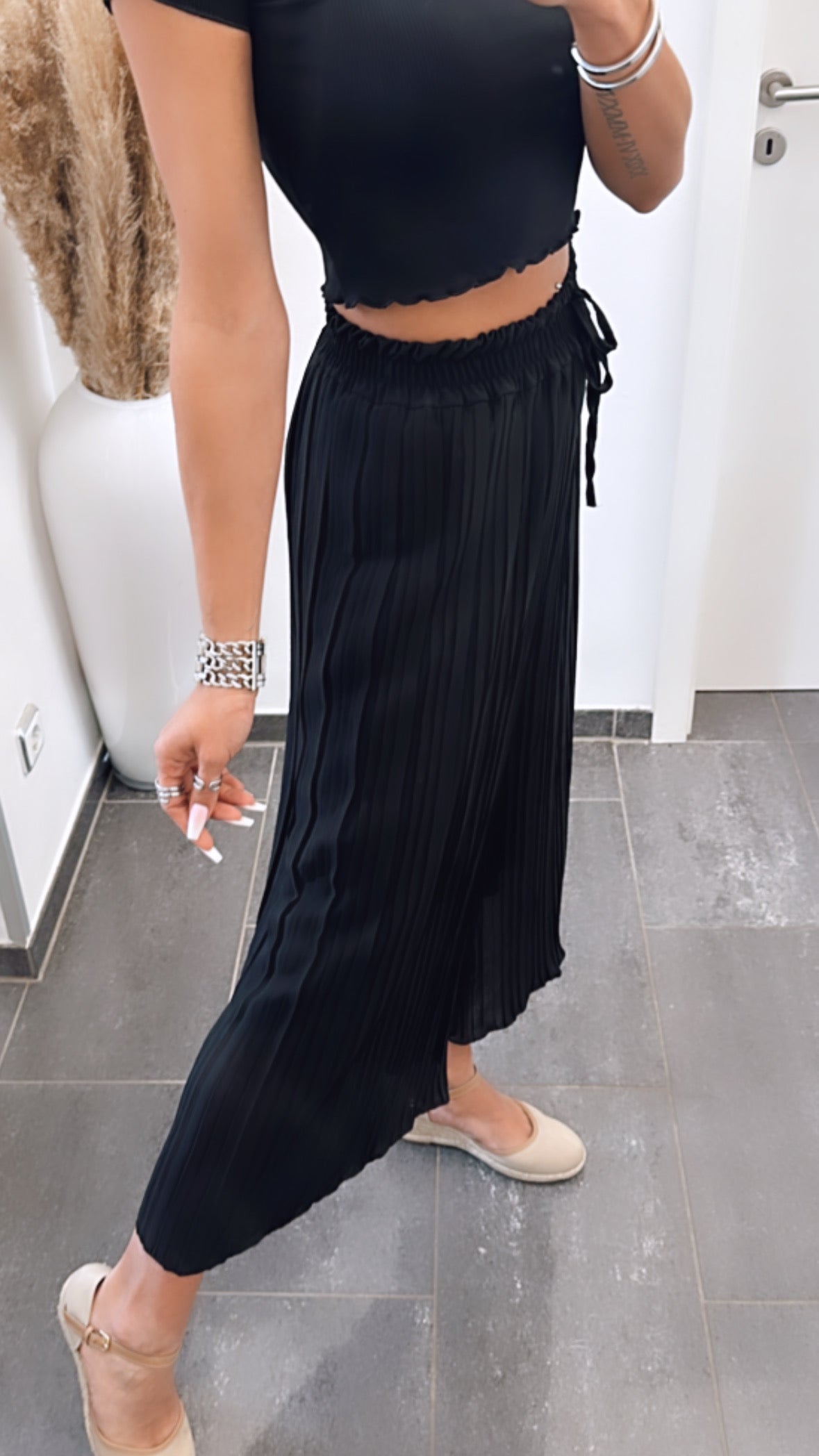 Pleated Pants
