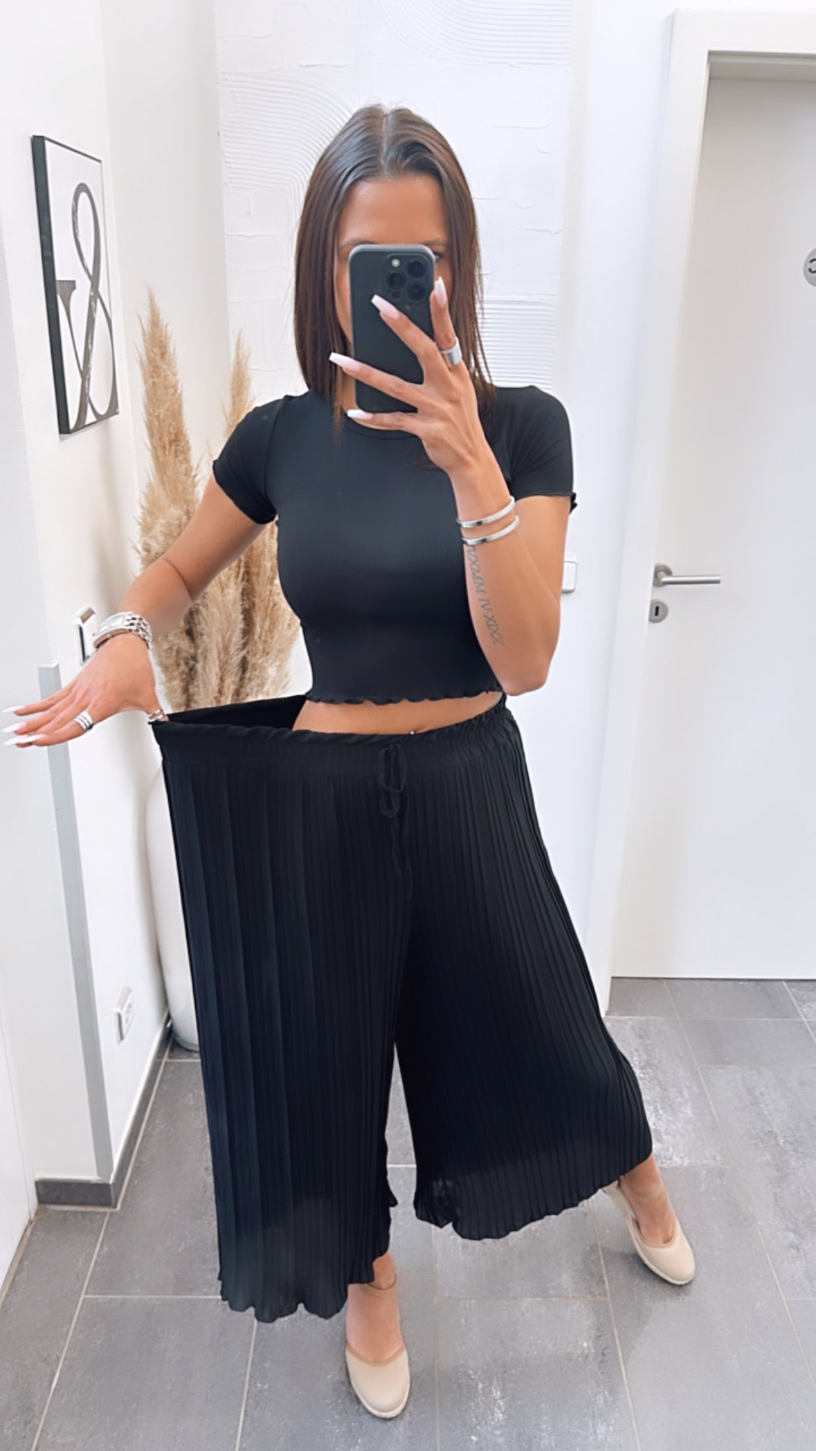 Pleated Pants
