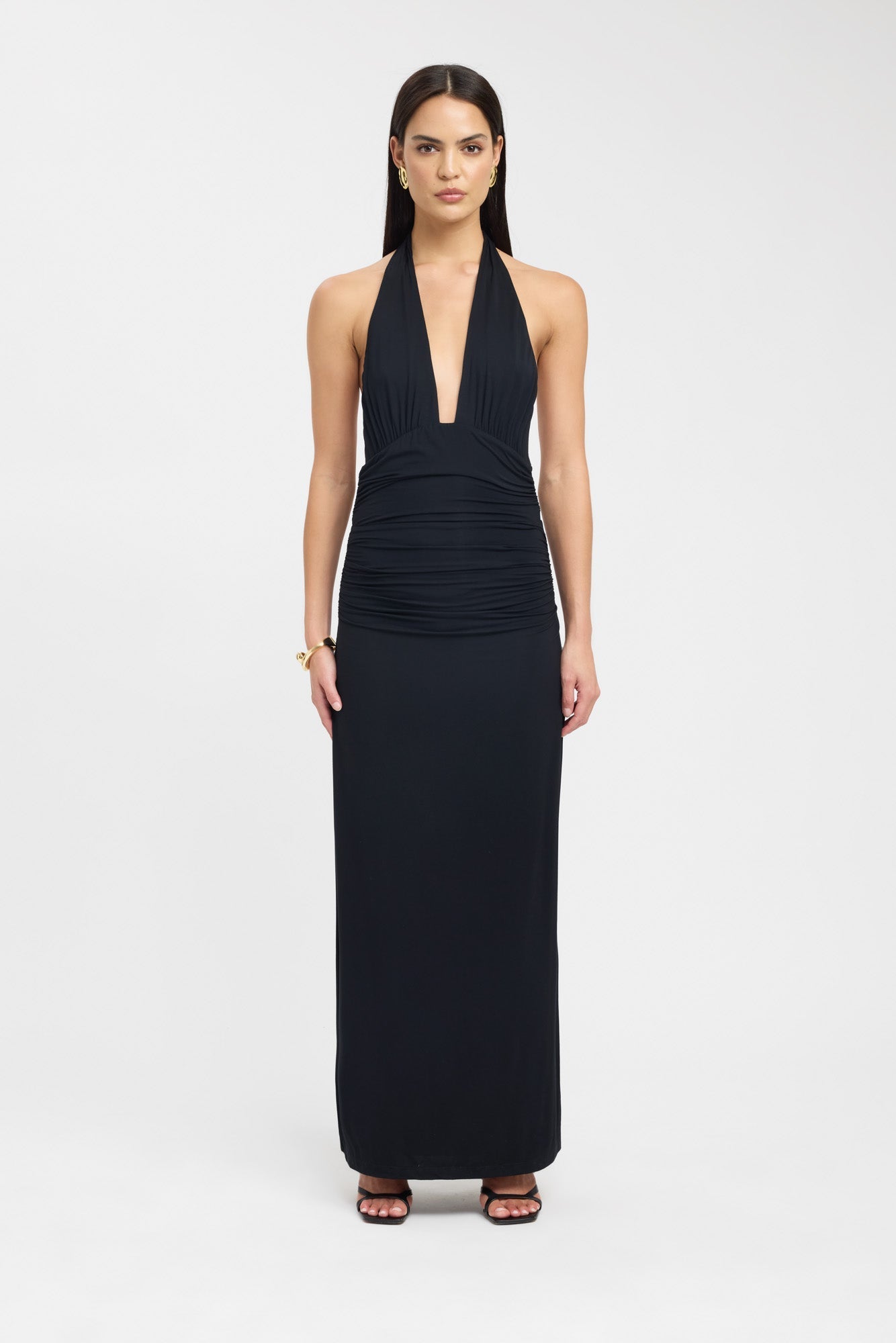 Sariah | Elegant Halter Maxi Dress